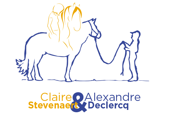 logo formations en équitation éthologique alexandre declercq claire stevenaert